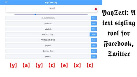 yaytext text generator tool.